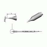 Картридж-наконечник JBC C245-001 конический Ø 0,6 мм