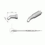 Картридж-наконечник JBC C245-627 наклонный, скругленный Ø 3,0 мм