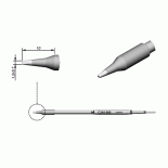 Картридж-наконечник JBC C245-806 удлиненный, лопатка 1,2 х 0,7 мм