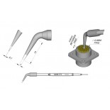 Картридж-наконечник JBC C245-771  наклонный 1 х 0,1 мм (для пайки разъемов)